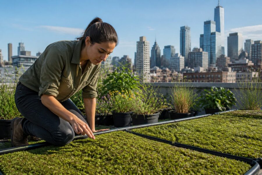 Dew Harvesting for Moss in Urban Spaces: Design Surfaces That Feed Morning Moisture