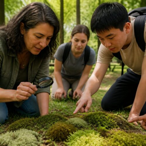 How to Identify Common Mosses in City Parks (Trails, Lawns, and Tree Bases)