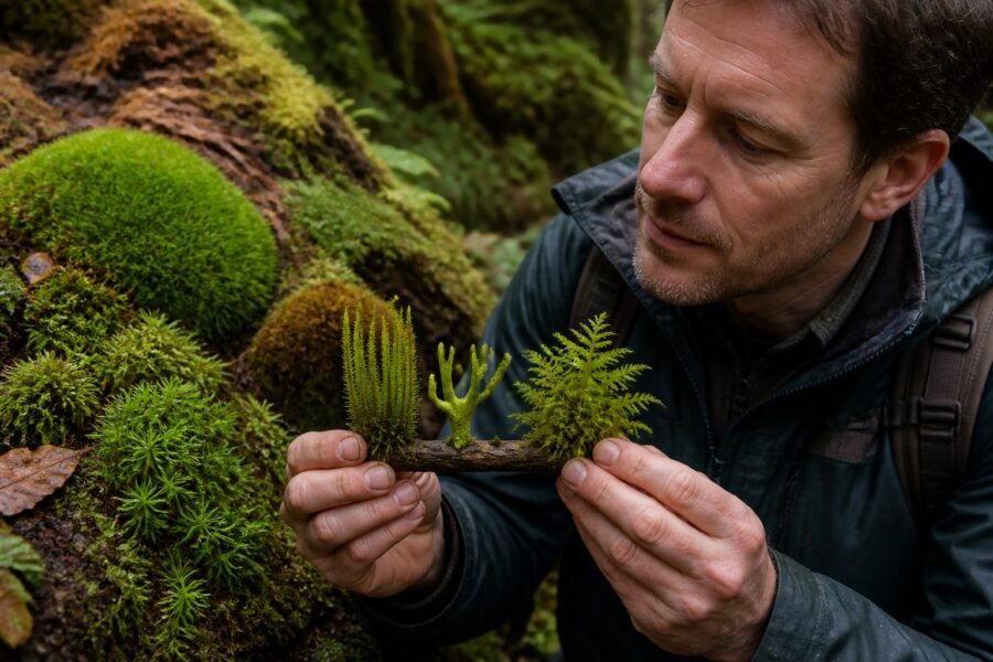 How to Identify Moss by Branching Patterns: Unbranched, Forked, and Feathered Shoots