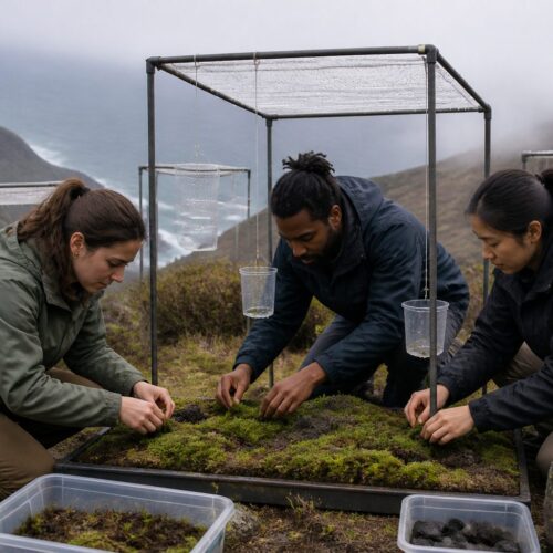 Can Moss Help Capture Fog Drip? Small-Scale Setups for Coastal and Hilltop Cities