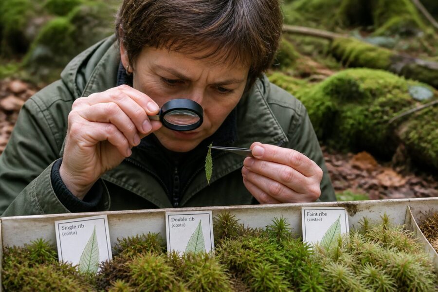 Moss Identification by the Costa (Midrib): Seeing Single, Double, and Faint Ribs in the Field