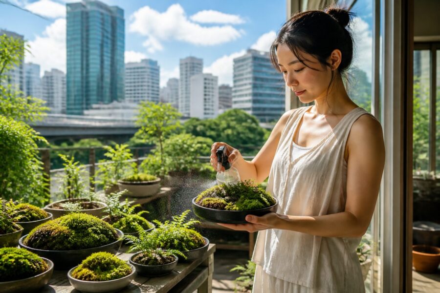 Moss Misting Schedules for Hot Cities: Build a Water-Smart Routine That Works