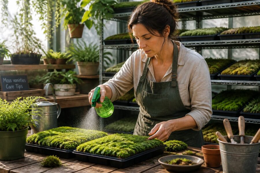 Moss Propagation in Trays: A Simple Nursery System for Expanding Your Supply