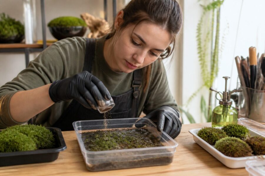 Moss Propagation Using Spores: A Practical Beginner Setup for Small Experiments