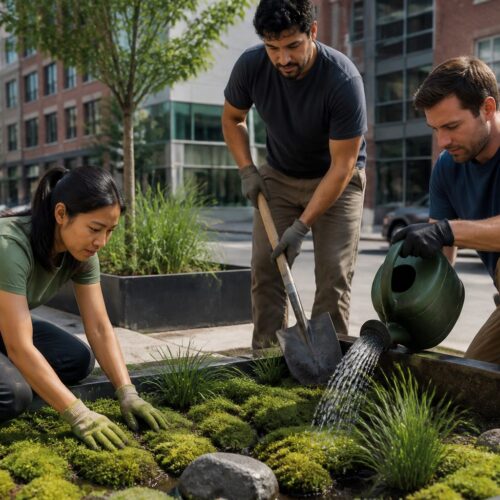 Moss-Based Stormwater Planters: A Practical Guide to Slowing Runoff on Small Sites