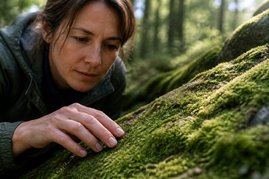 Moss Surface Roughness: How Texture Changes Cooling, Drying, and Dust Capture