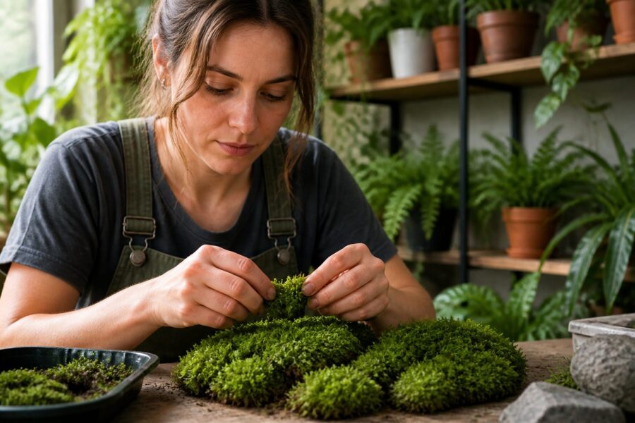 Propagating Cushion Moss: How to Multiply Clumps Without Crushing Their Shape