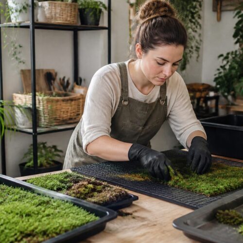 Propagating Moss With Capillary Mats: Even Moisture for Trays and Indoor Racks