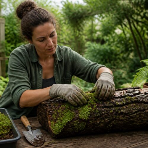 Propagating Moss on Wood: Getting Reliable Attachment on Logs, Fences, and Planters