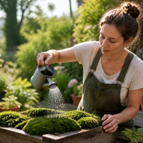 A Realistic Watering Schedule for Moss Propagation (Indoors, Outdoors, and Containers)