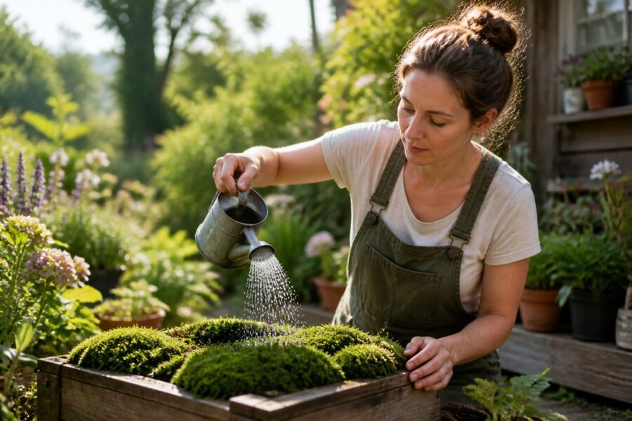 A Realistic Watering Schedule for Moss Propagation (Indoors, Outdoors, and Containers)