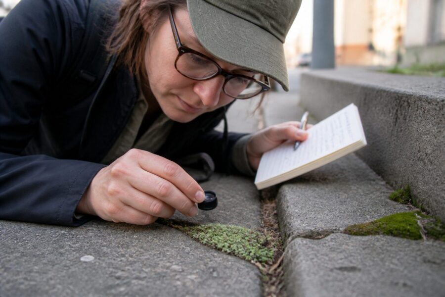 Bryum argenteum Identification: Spotting the Silver Sidewalk Moss in City Gaps