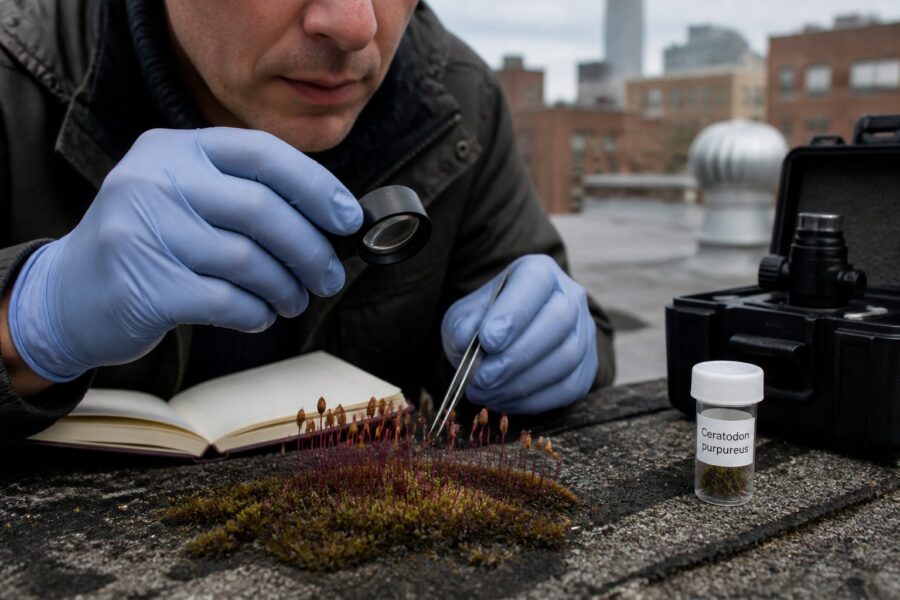 Ceratodon purpureus Identification: The Purple-Stalked Moss Common on Urban Roofs