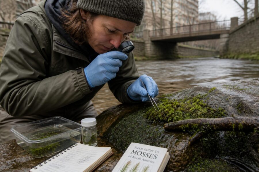 Aquatic and Semi-Aquatic Mosses: Identifying Species Growing in Urban Streams and Ponds