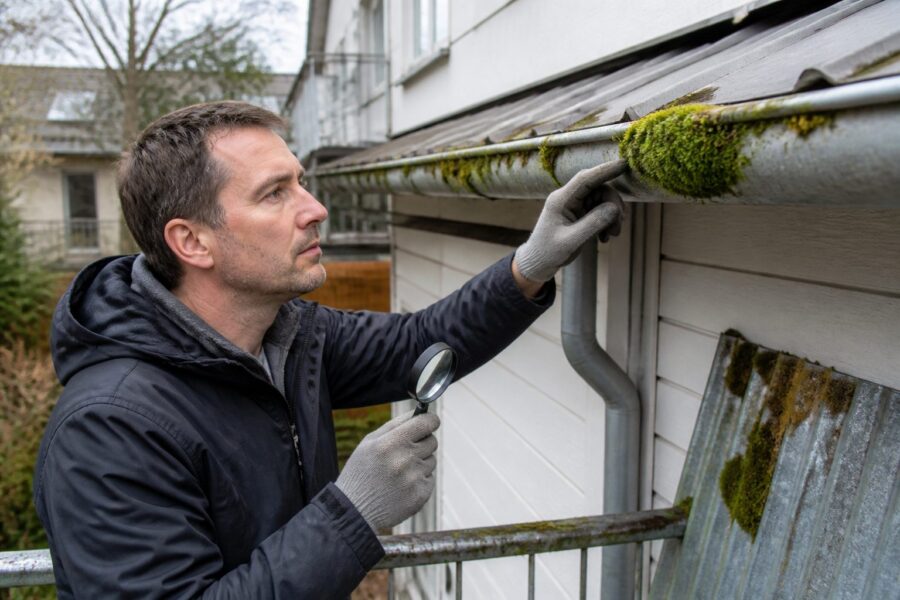 Moss on Metal Surfaces: Establishing Patches on Gutters, Railings, and Sheet Metal
