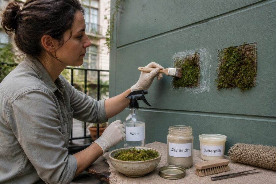 Propagating Moss on Painted Walls: Surface Prep and Attachment Methods That Actually Work