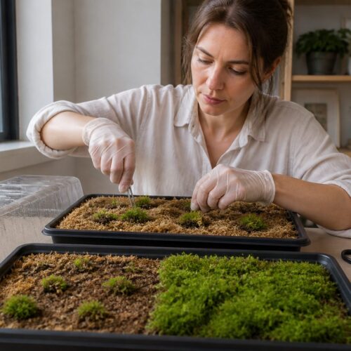 Propagating Feather Moss Indoors: Managing Its Spread and Keeping Patches Dense