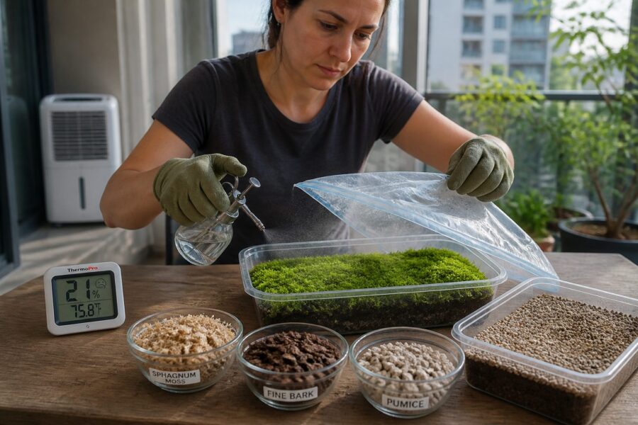 Propagating Moss in Low-Humidity Climates: Misting, Sealing, and Substrate Tricks
